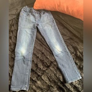 Stretch super skinny jeans..Adjustable waist..Sz 8..5 pockets
